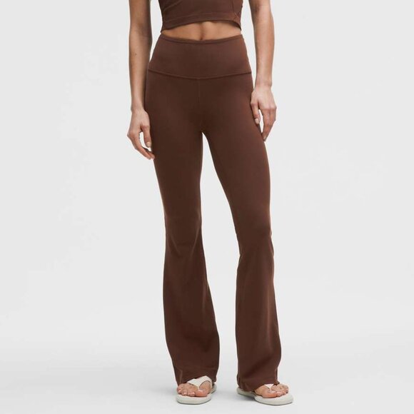 NWT Lululemon Groove Nulu Super-High-Rise Flared Pant Regular 32.5" - 14 Lava Ck - Picture 1 of 8